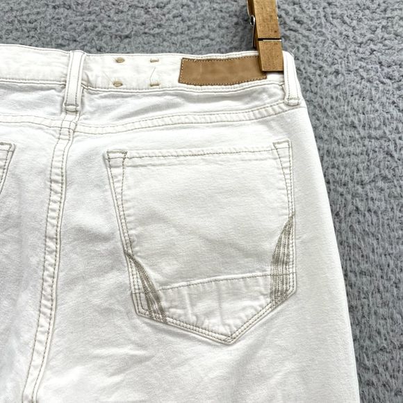 All Saints Spitalfields Paants Sz 28 White Skinny Stretch Jeans Anckle Zip Women - Picture 14 of 14